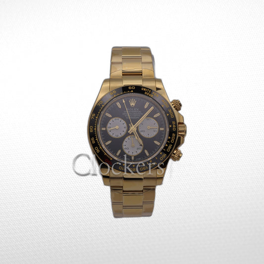 C0SM0GRAPH DAYT0NA GOLD BLACK DIAL 40MM CLONE