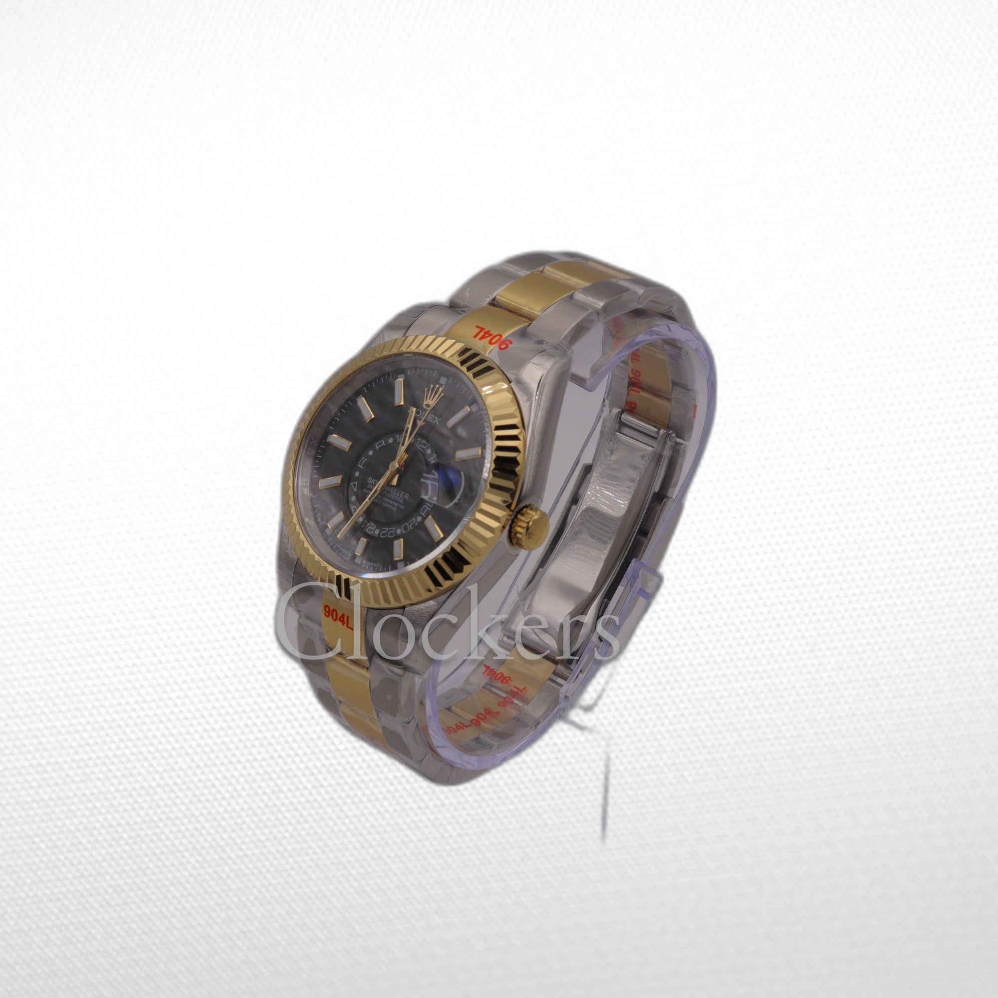 SKY-DWELLER 2-TONE BLACK  DIAL STICK MARKERS