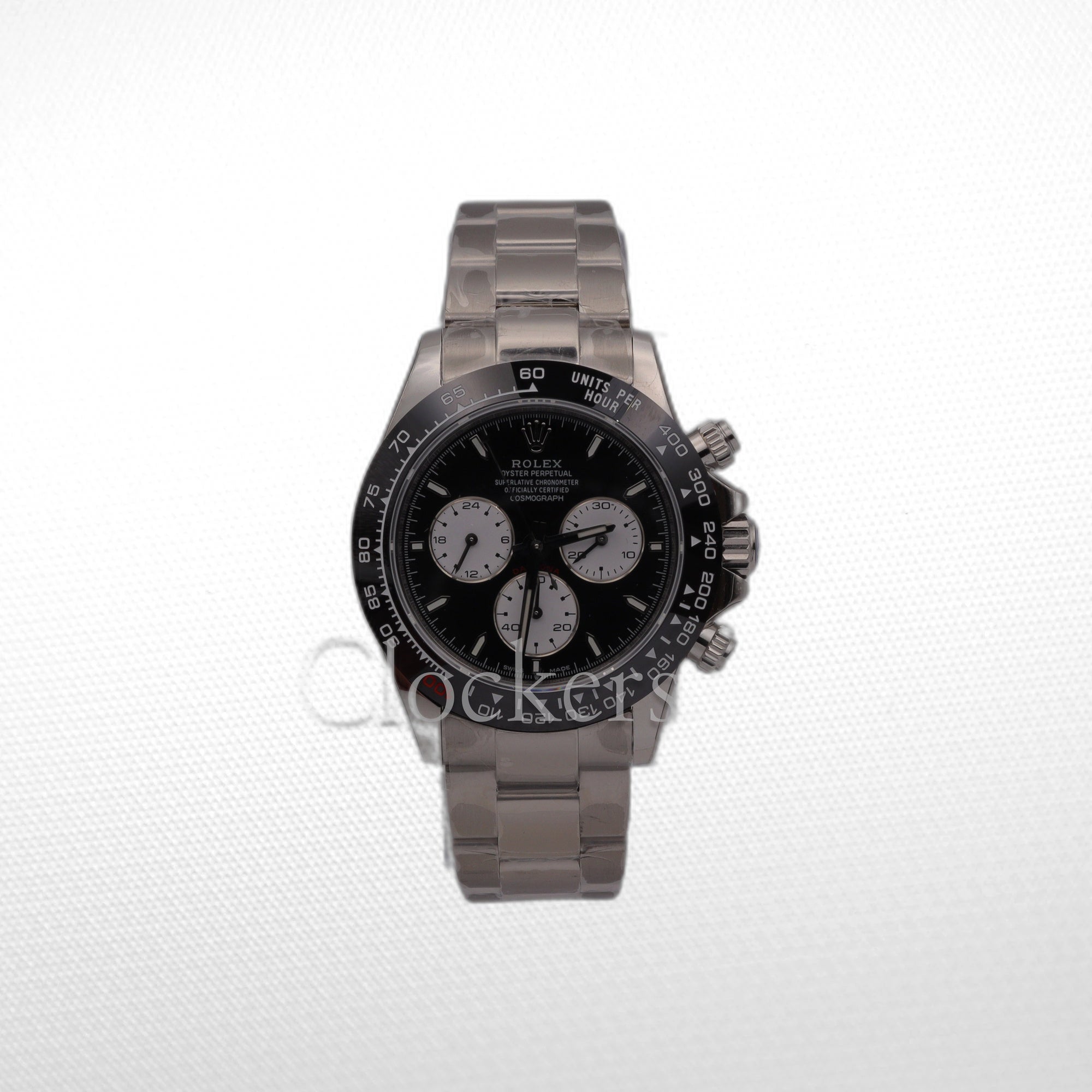 C0SMOGRAPH DAYT0NA SS CERAMIC BLACK DIAL 40MM CLONE