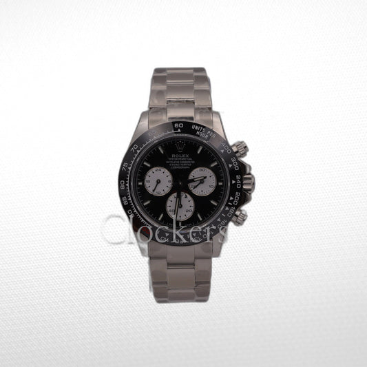 C0SMOGRAPH DAYT0NA SS CERAMIC BLACK DIAL 40MM CLONE