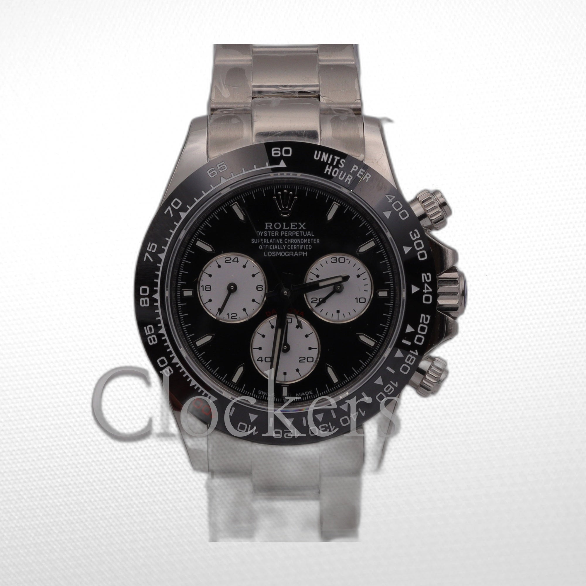 C0SMOGRAPH DAYT0NA SS CERAMIC BLACK DIAL 40MM CLONE
