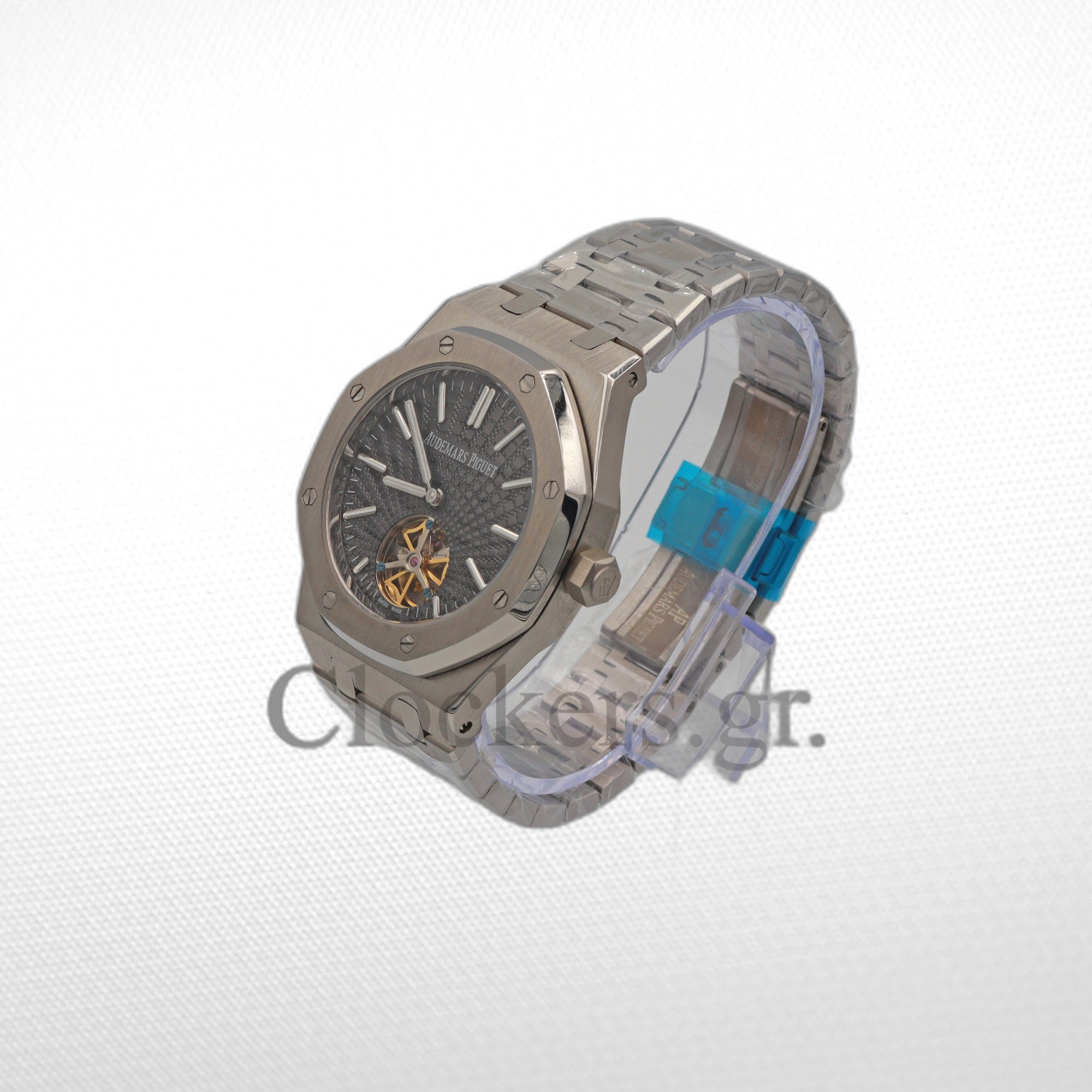 AUDEMARS PIGUET ROYAL OAK JUMBO EXTRA-THIN BLACK DIAL 15202PT.OO.1240PT.01