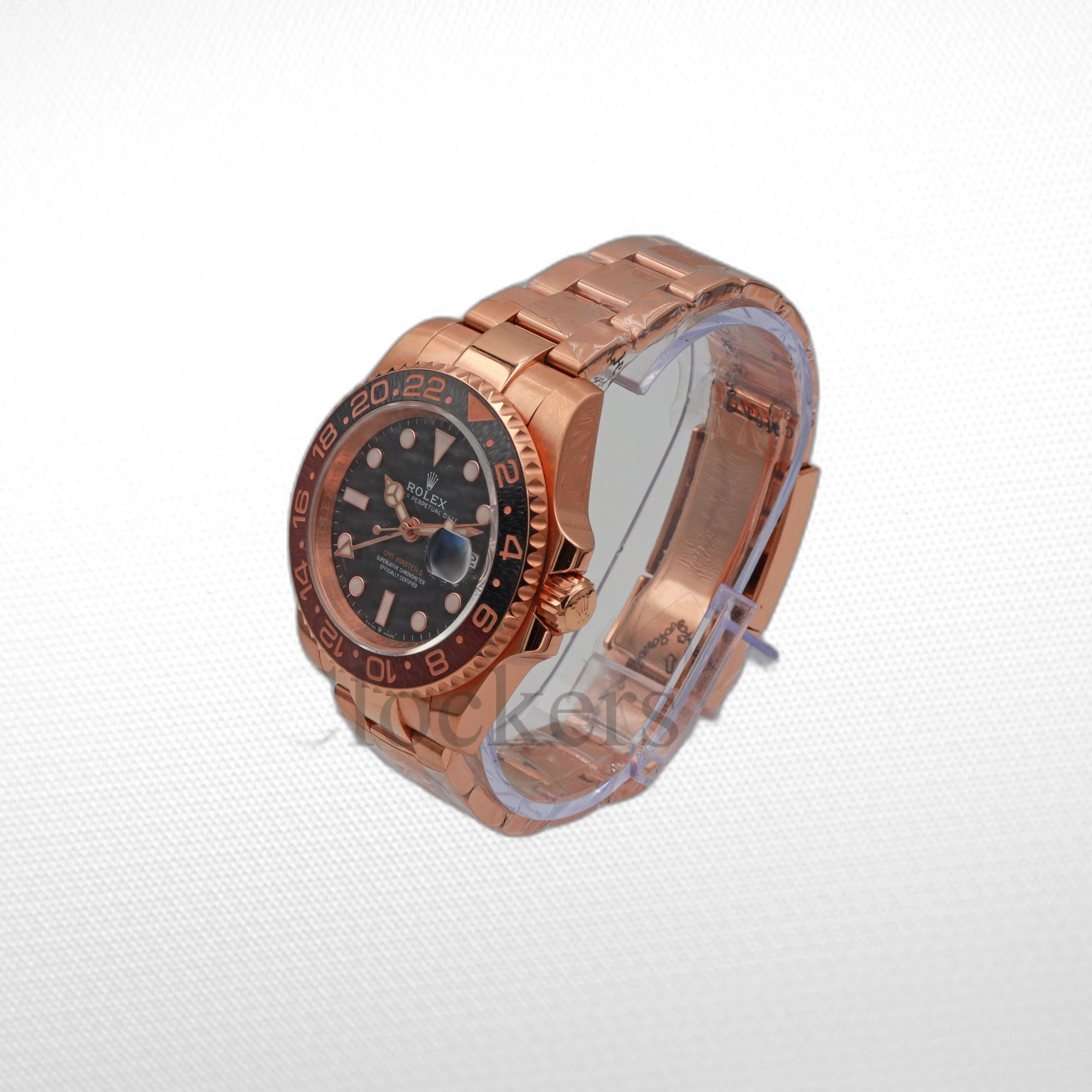 GMT-MASTER II 18K ROSE GOLD OYSTER CERAMIC BEZEL 40MM