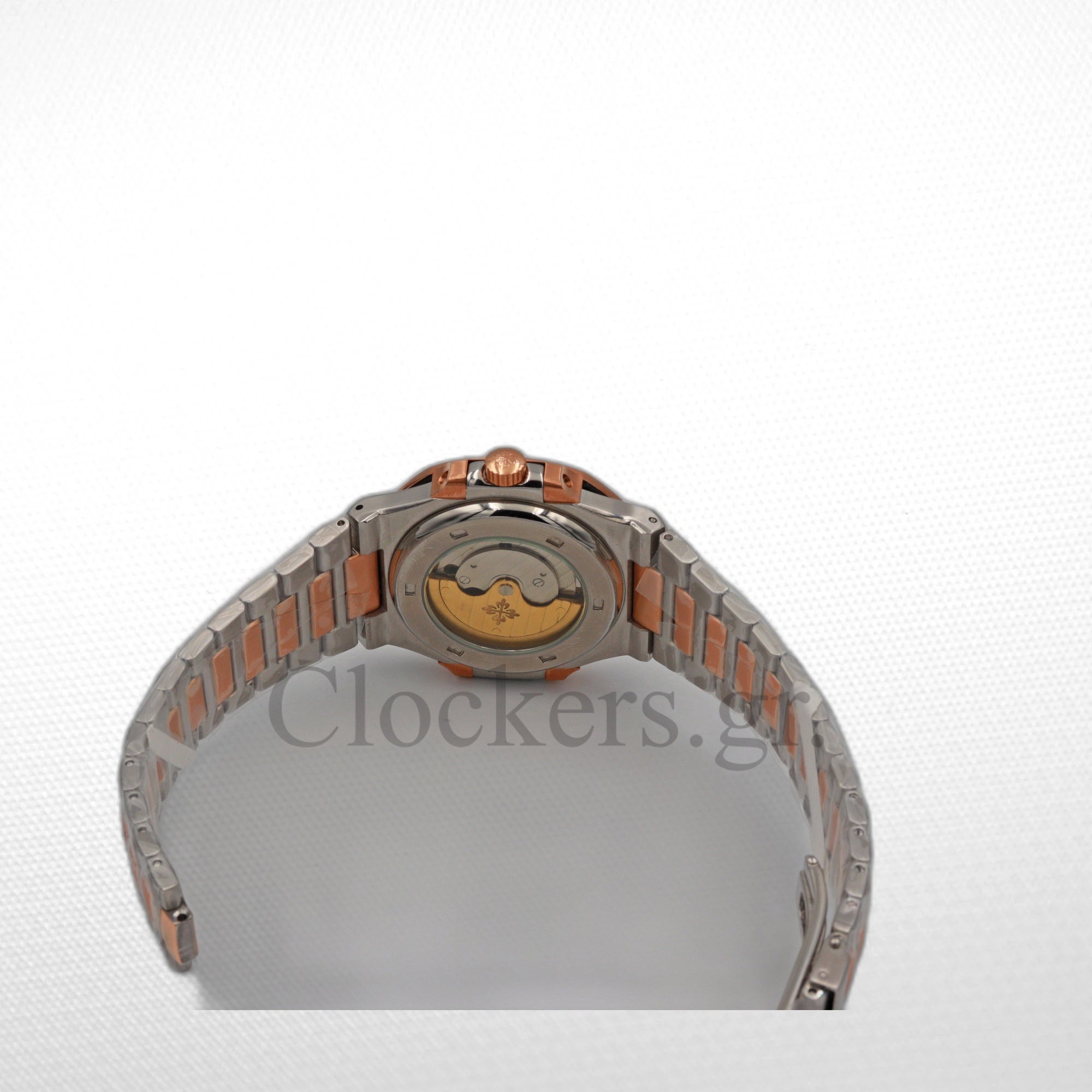 PATEK PHILIPPE NAUTILUS 2-TONE BLUE DIAL BRACELET