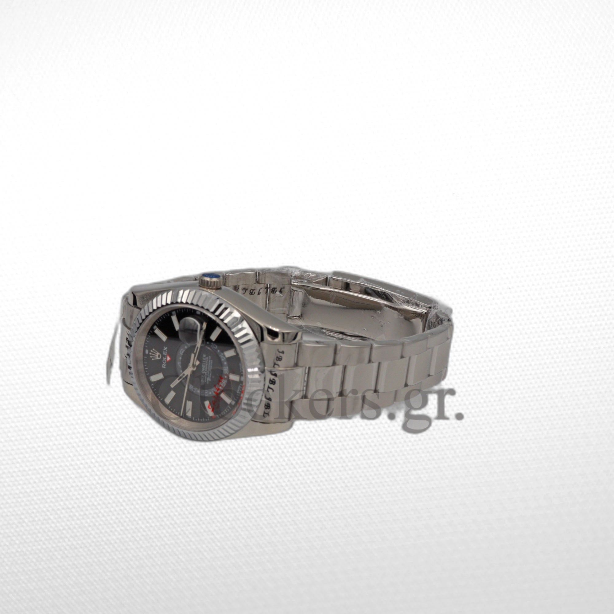 SKY-DWELLER SS BLACK DIAL STICK MARKERS