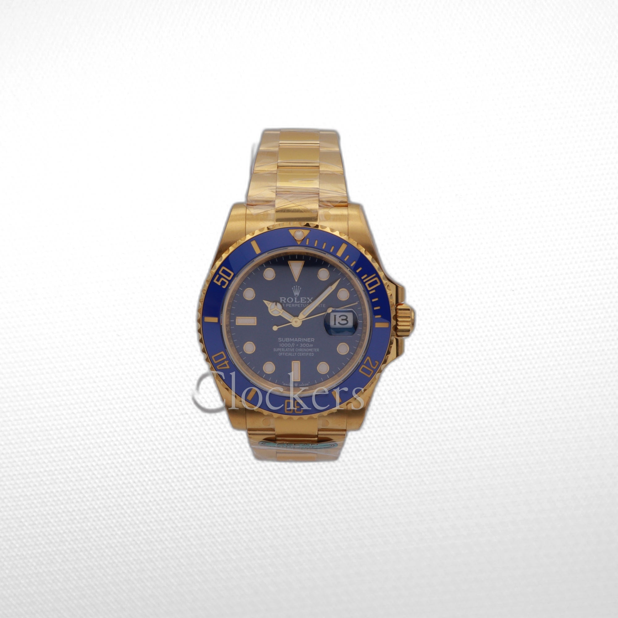 Rolex Submariner Date Full Yellow Gold Bluesy 126618LB Full Set