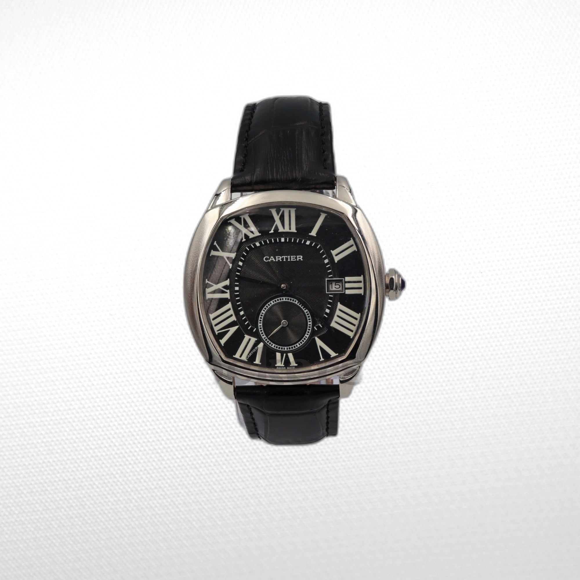 CARTIER DRIVE AUTOMATIC SILVERED FLINQUE DIAL MEN'S WATCH