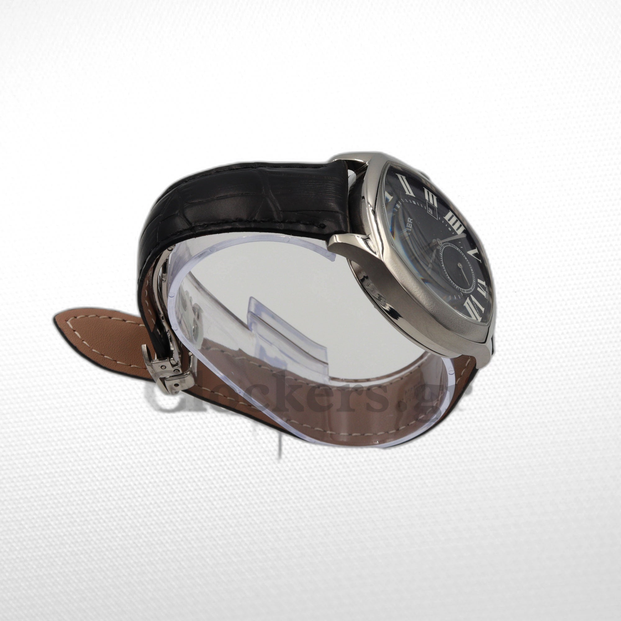 CARTIER DRIVE AUTOMATIC SILVERED FLINQUE DIAL MEN'S WATCH