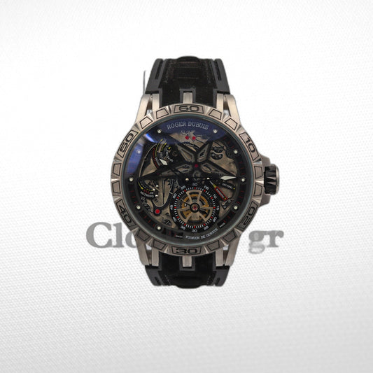 EXCALIBUR AVENTADOR S LIMITED EDITION SKELETON 47MM TITANIUM AND RUBBER WATCH