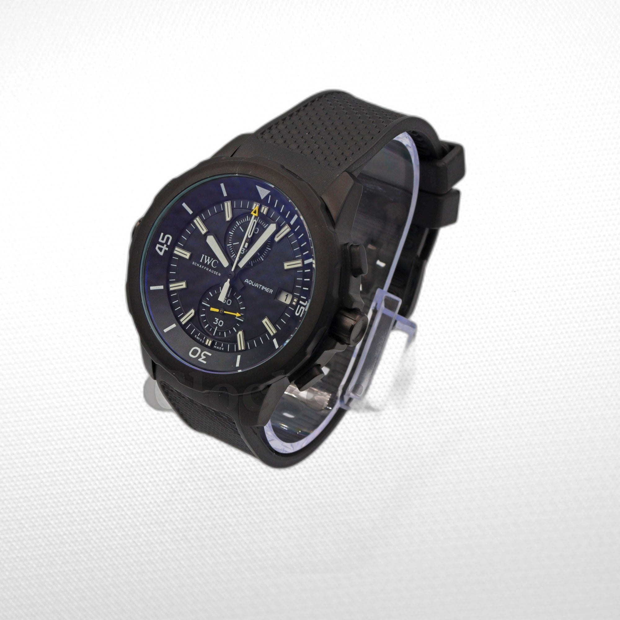 IWC CHRONOGRAPH SS BLACK 44MM