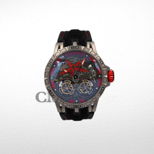 EXCALIBUR AVENTADOR S LIMITED EDITION SKELETON 47MM TITANIUM AND RUBBER