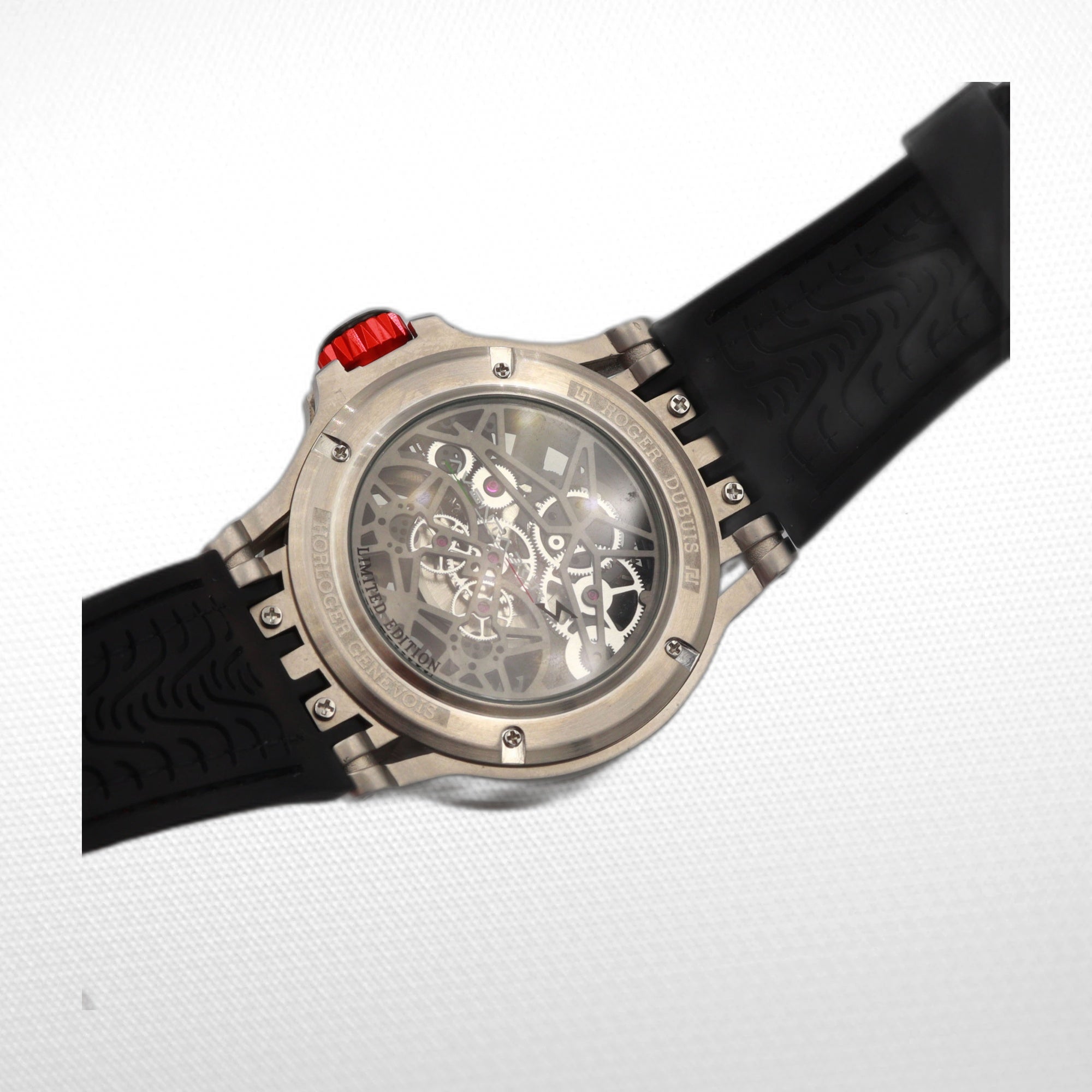 EXCALIBUR AVENTADOR S LIMITED EDITION SKELETON 47MM TITANIUM AND RUBBER