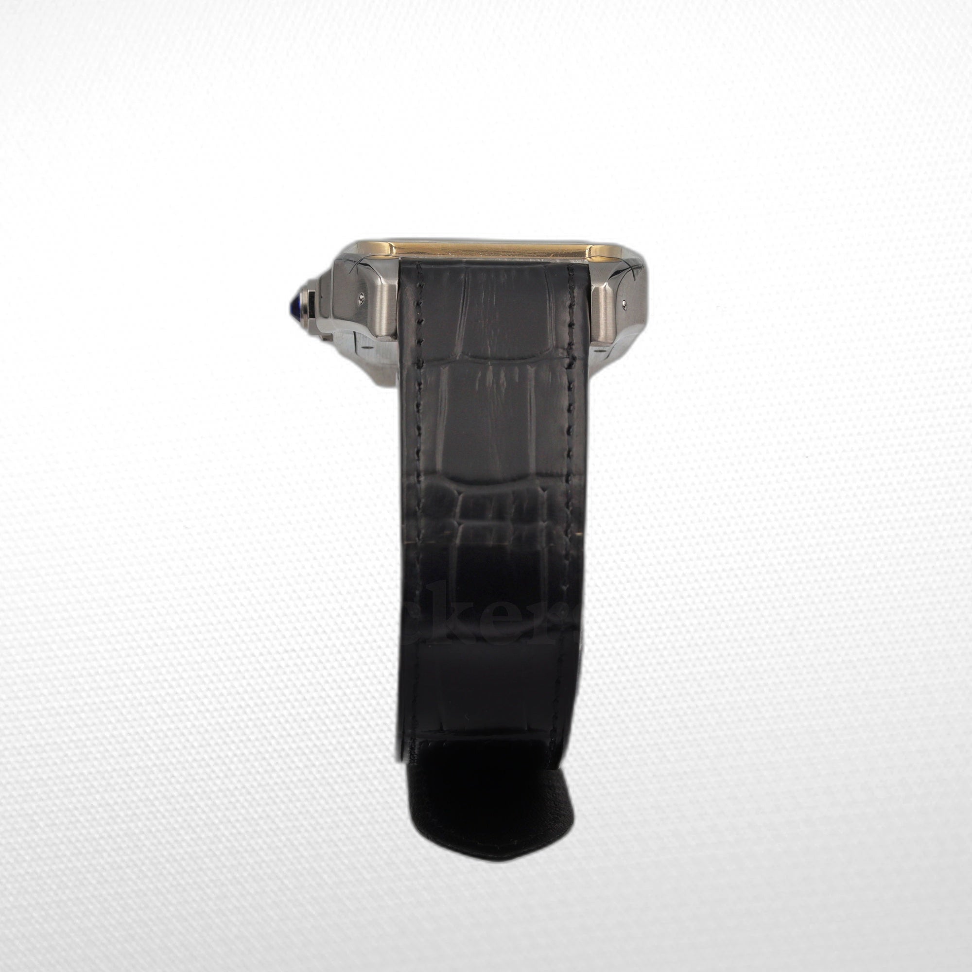 SANT0S DE CARTIER  AUTOMATIC, YELLOW GOLD AND STEEL, TWO
