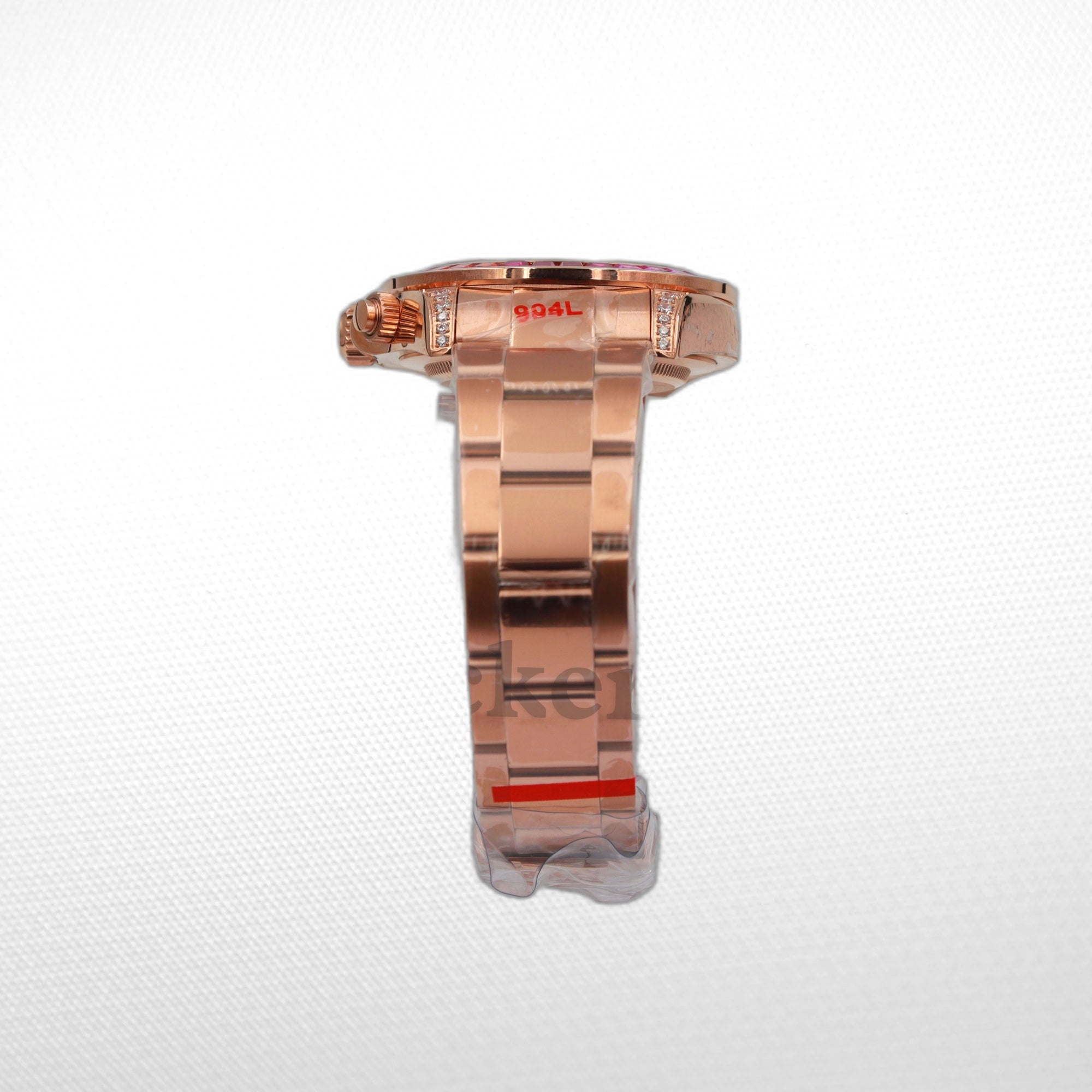 DAYT0NA COSM0GRAPH BLACK DIAL ROSE GOLD RAINBOW 40MM