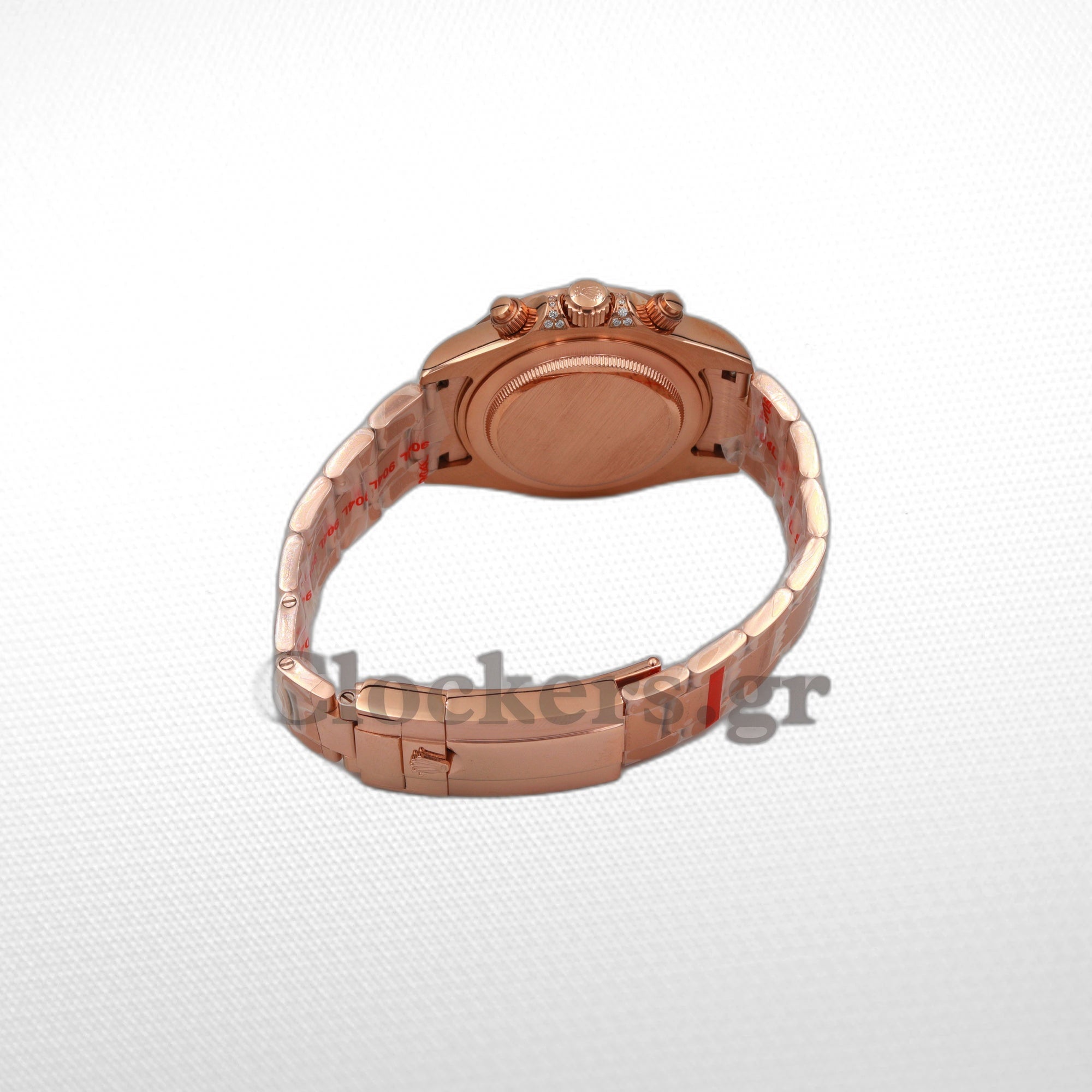 DAYT0NA COSM0GRAPH BLACK DIAL ROSE GOLD RAINBOW 40MM