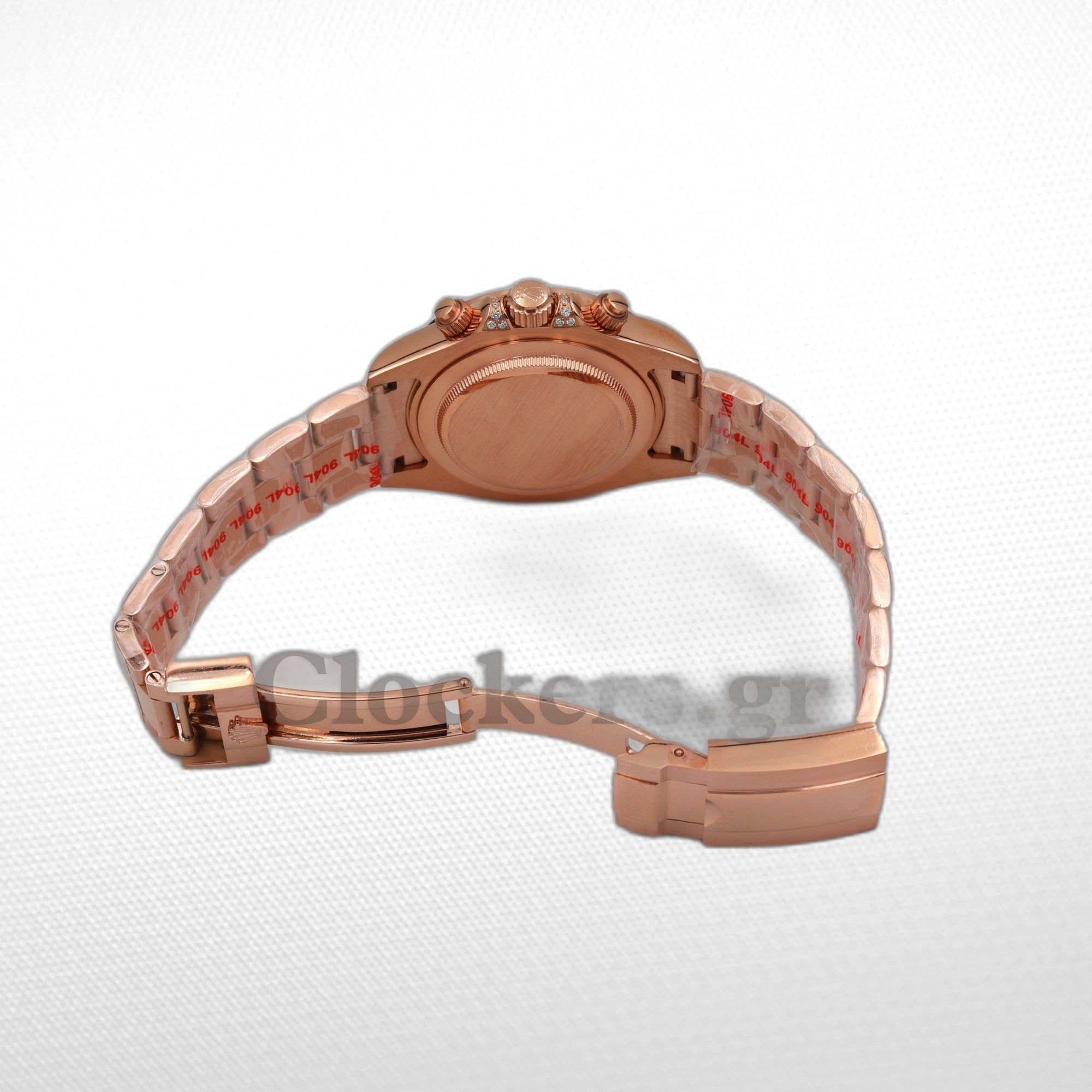 DAYT0NA COSM0GRAPH BLACK DIAL ROSE GOLD RAINBOW 40MM
