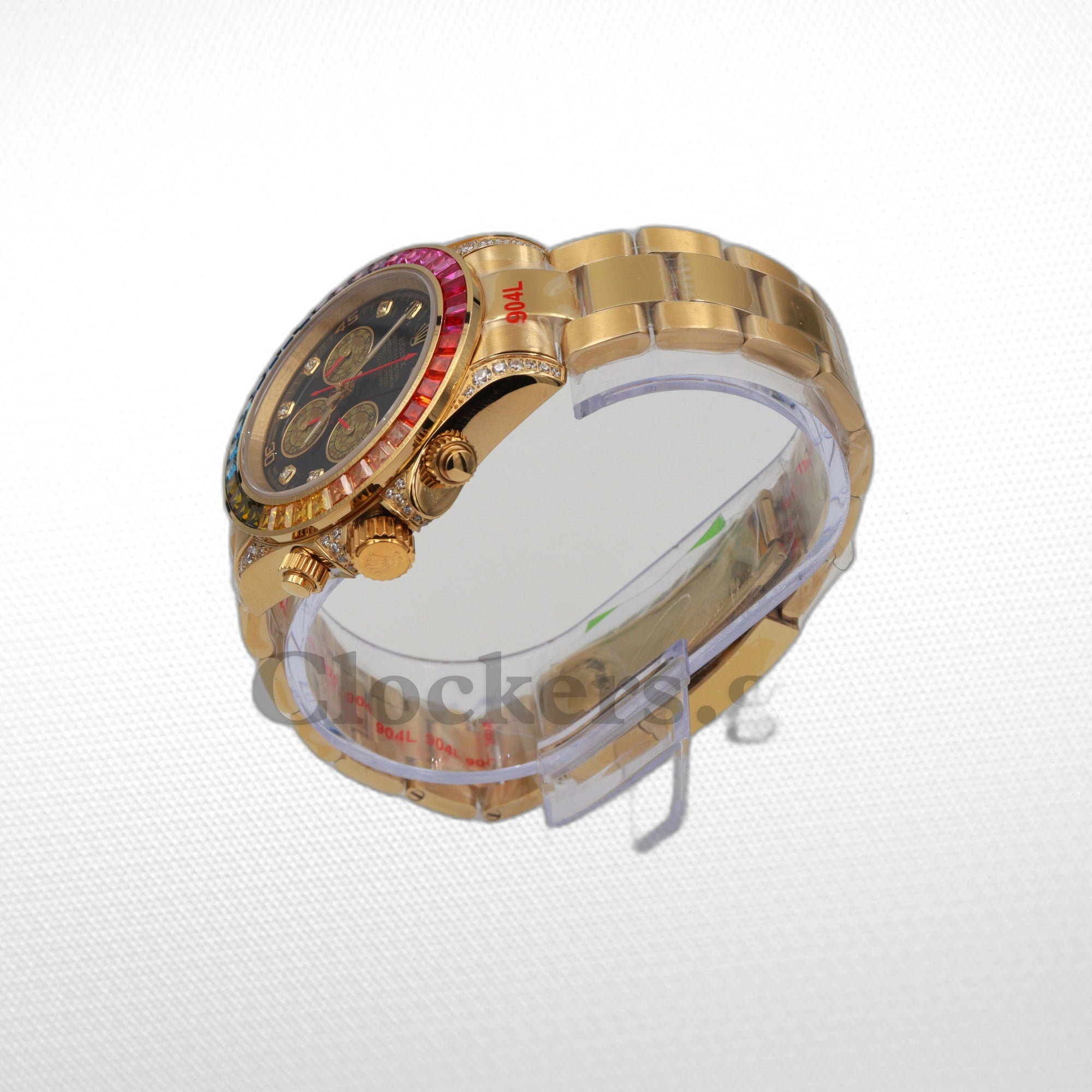C0SMOGRAPH DAYT0NA BLACK DIAL  GOLD RAINBOW 40MM