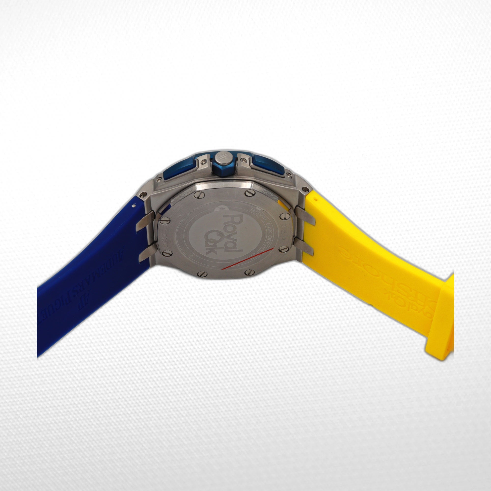AUDEMARS PIGUET ROYAL OAK OFFSHORE  STEEL BLUE/YELLOW DIAL