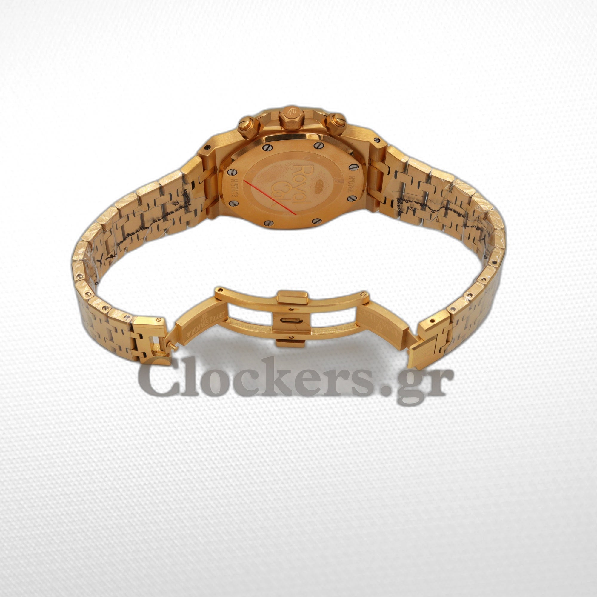 AUDEMARS PIGUET ROYAL OAK CHRONOGRAPH 41MM YELLOW GOLD BLUE DIAL