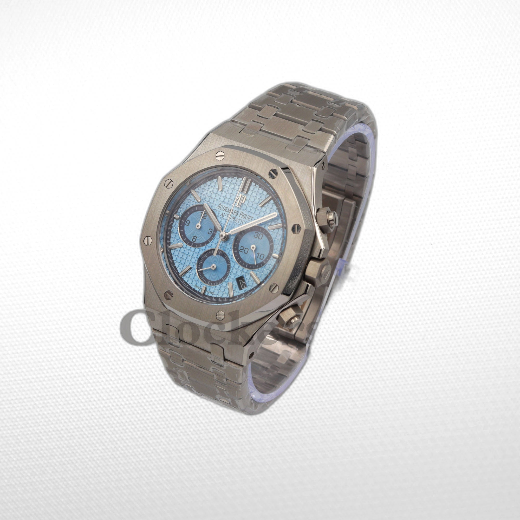 AUDEMARS PIGUET ROYAL OAK CHRONOGRAPH WHITE GOLD ICE BLUE