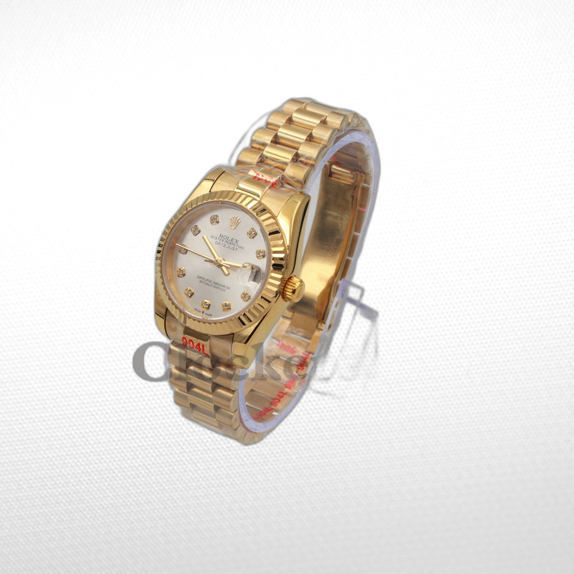 DATEJUST 31MM YELLOW GOLD OYSTER  DIAMONDS MARKERS