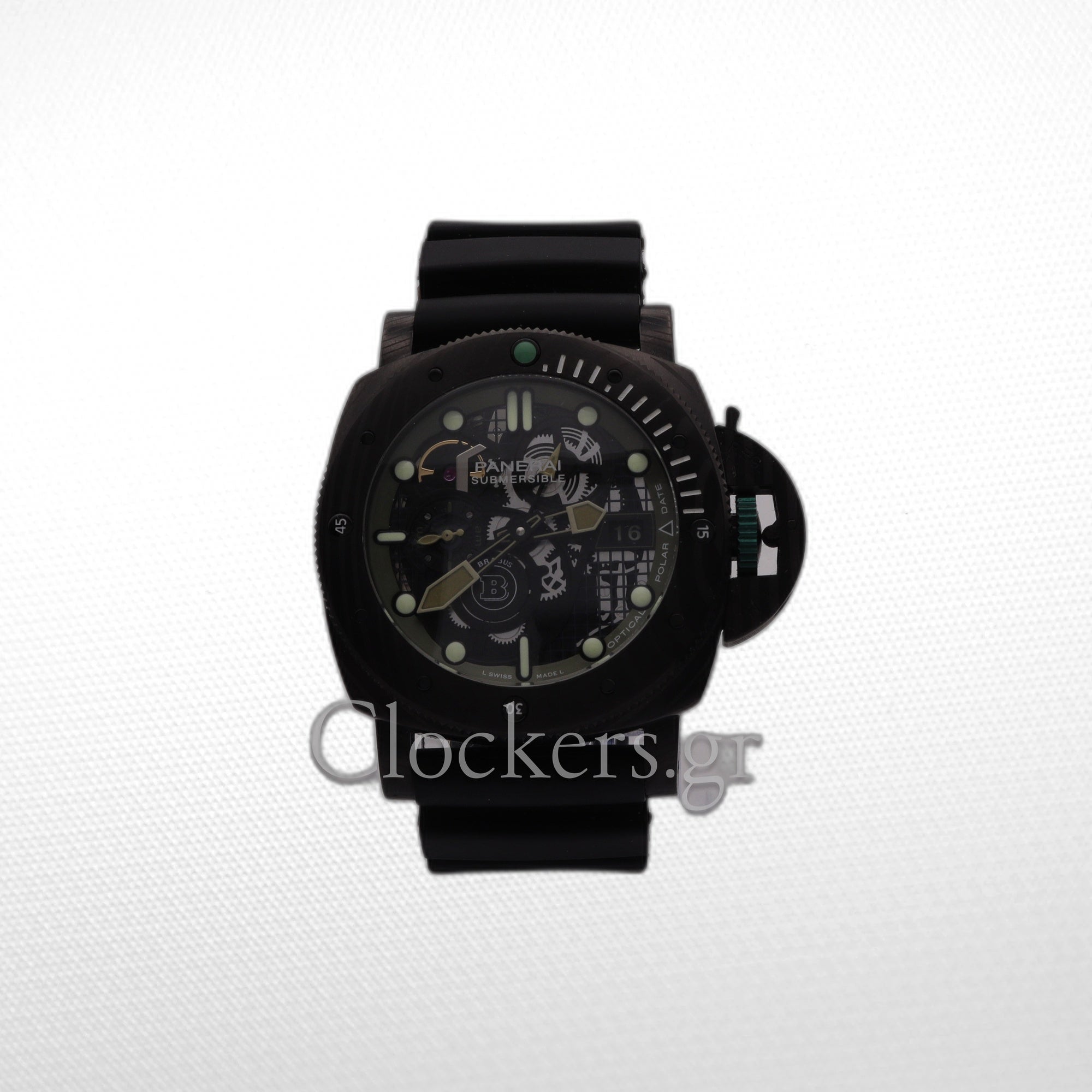 Panerai Submersible S Brabus Carbotech Black and Green Dial PAM01283