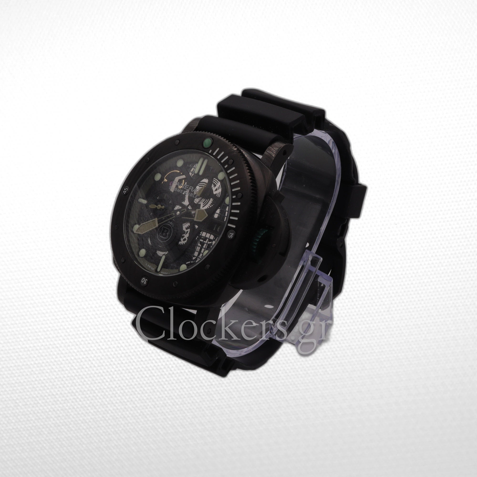 Panerai Submersible S Brabus Carbotech Black and Green Dial PAM01283