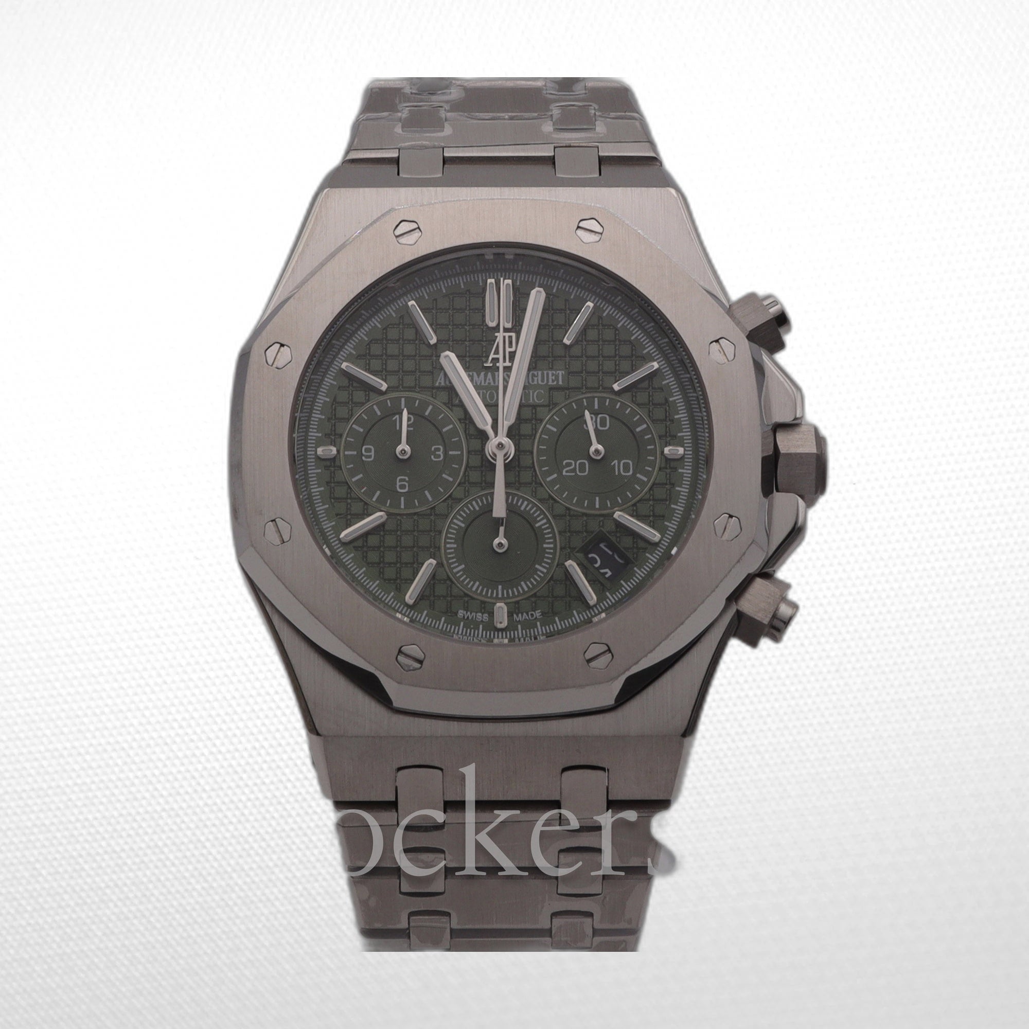 AUDEMARS PIGUET ROYAL OAK CHRONOGRAPH 41MM STEEL BLACK GREEN 26331ST