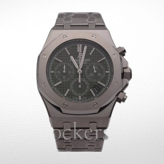 AUDEMARS PIGUET ROYAL OAK CHRONOGRAPH 41MM STEEL BLACK GREEN 26331ST
