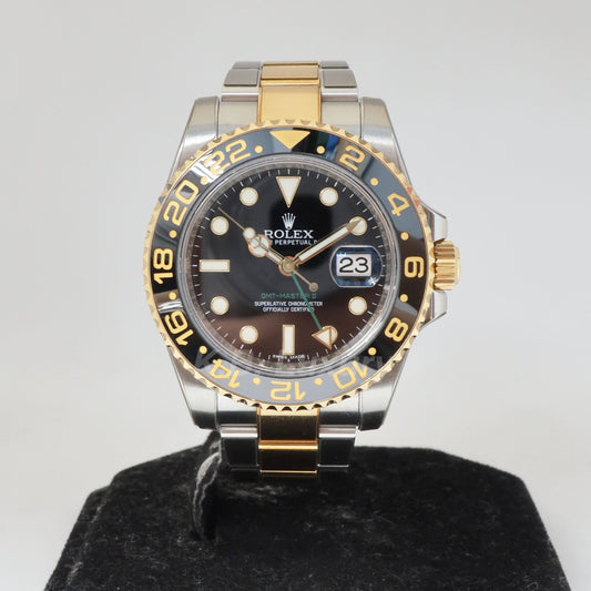 GMT MASTER 2 Two Tone Black Dial