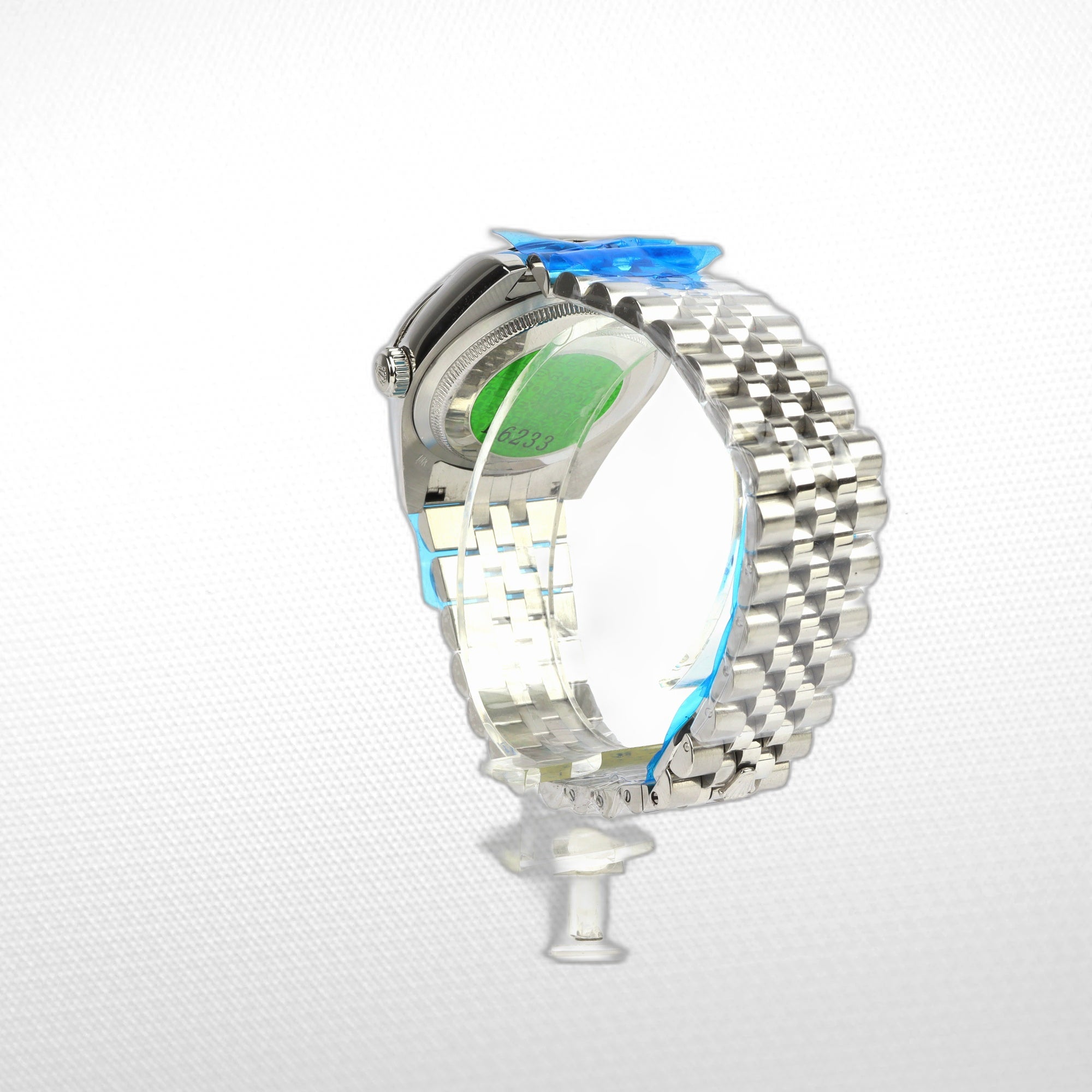 DATEJUST 36MM SS WHITE GOLD JUBILEE GREEN DIAL STICKS MARKERS 2022 CLONE