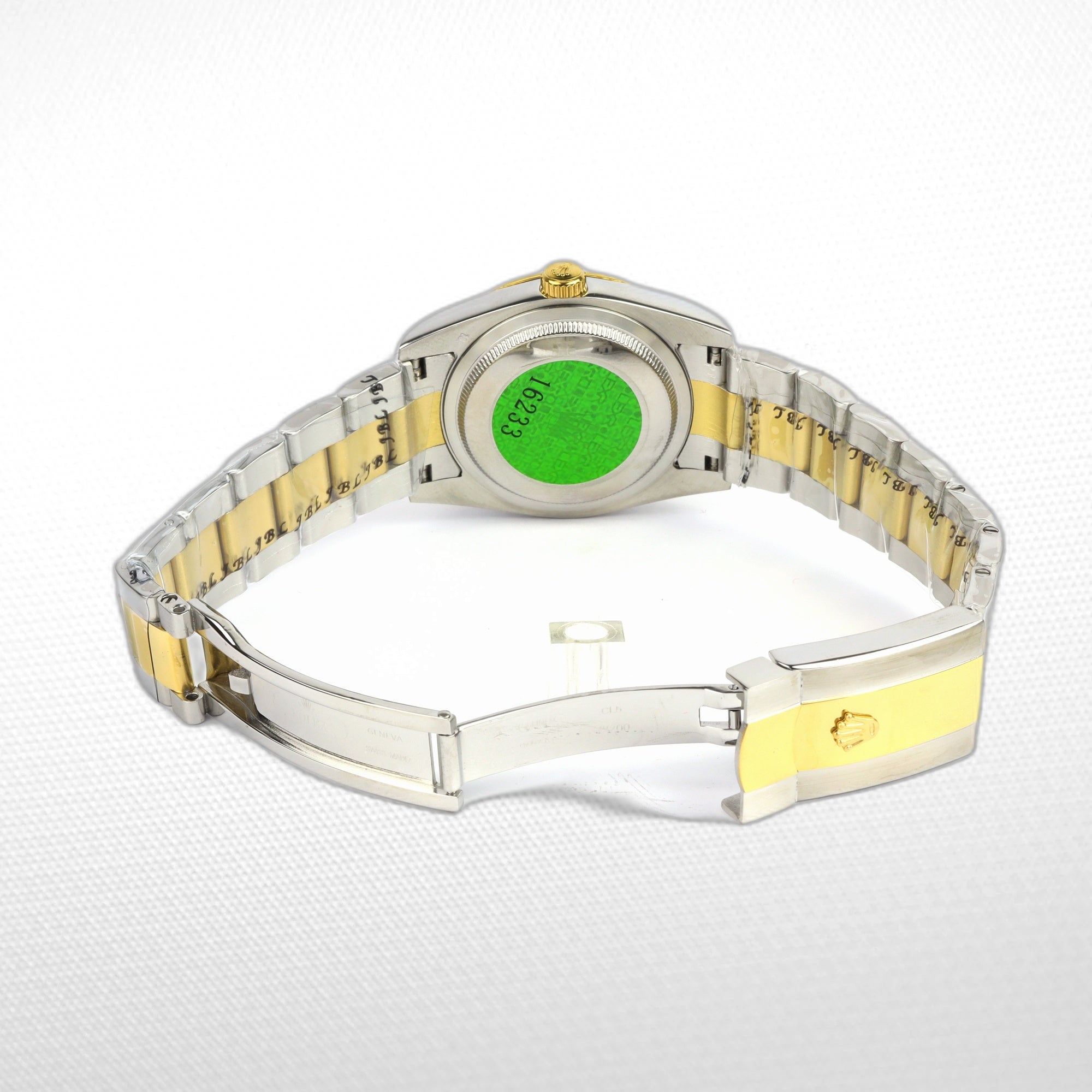 DATEJUST 36MM 2-TONE GOLD OYSTER GREEN DIAL ROMAN MARKERS CLONE