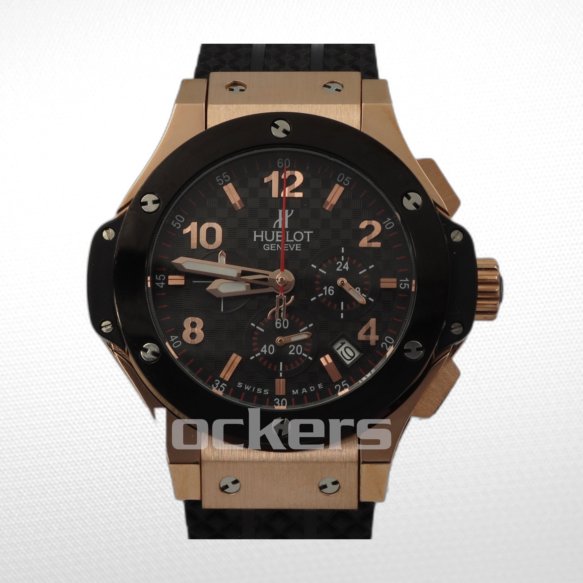 HUBLOT BIG BANG REF. 301.M, 18K ROSE GOLD, TITANIUM & CERAMIC AUTOMATIC CHRONOGRAPH