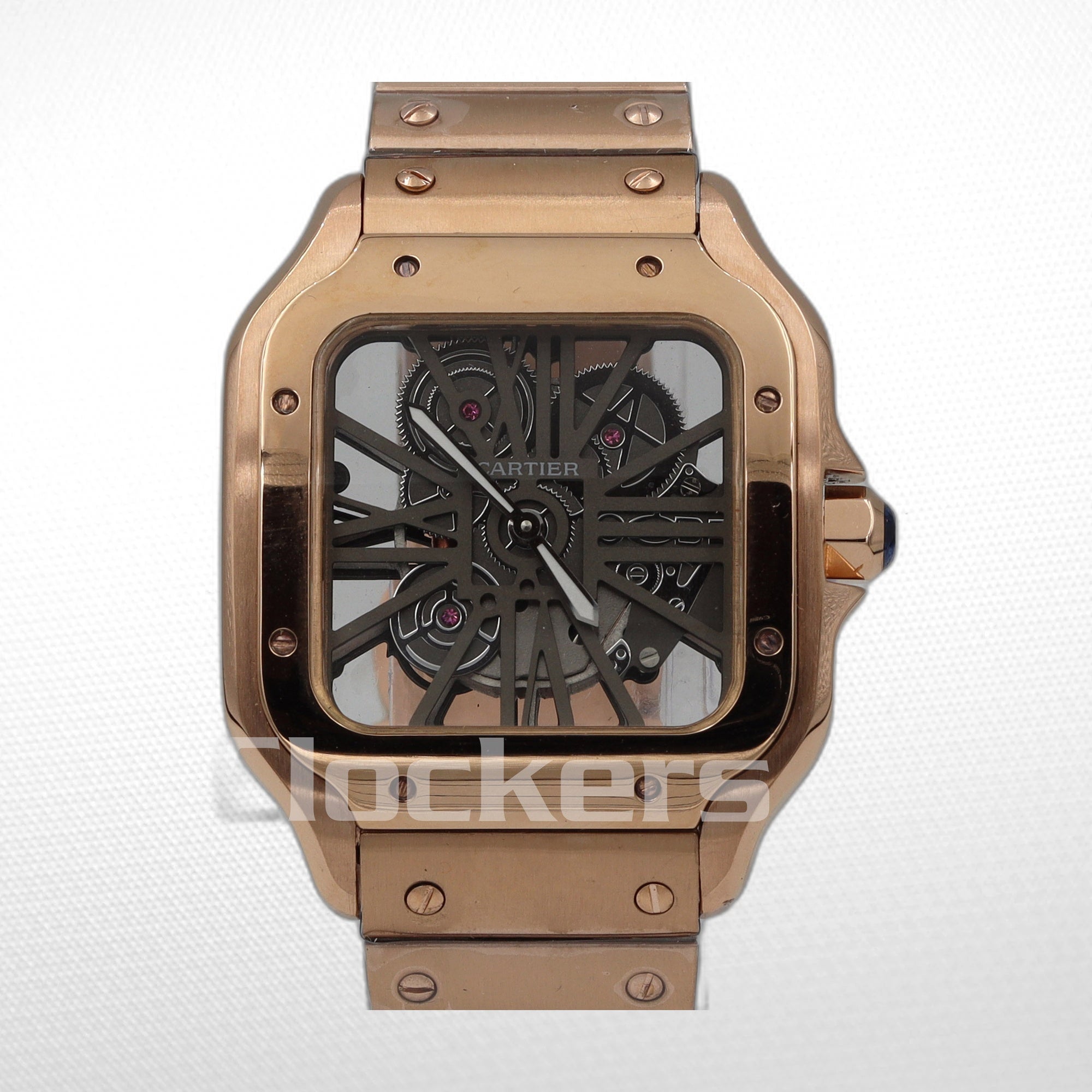 CARTIER SANTOS NEW 2023 SANTOS DE CARTIER SKELETON ROSE GOLD