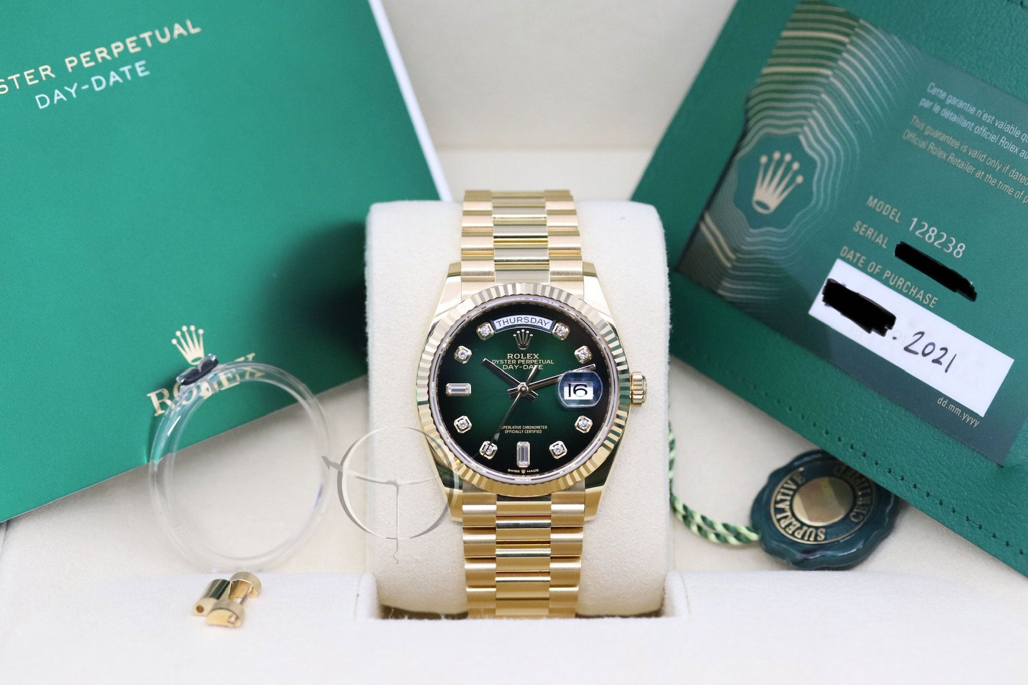 Day Date Green Ombre
