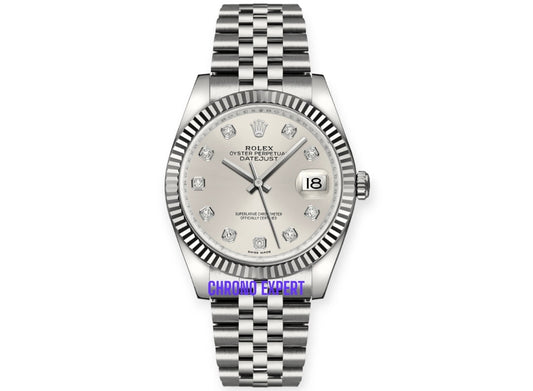 DateJust Silver Dial Diamond