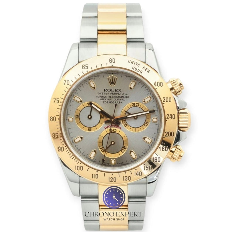 Daytona two tone silver dial