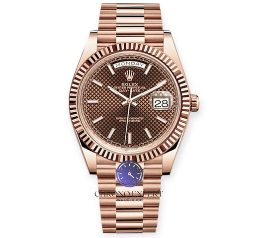 Day Date Chocolate Dial