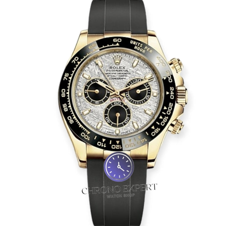 Daytona meteorite oyster flex gold