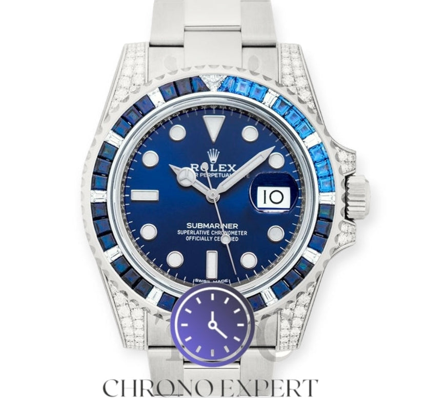 Submariner blue diamond Bezel