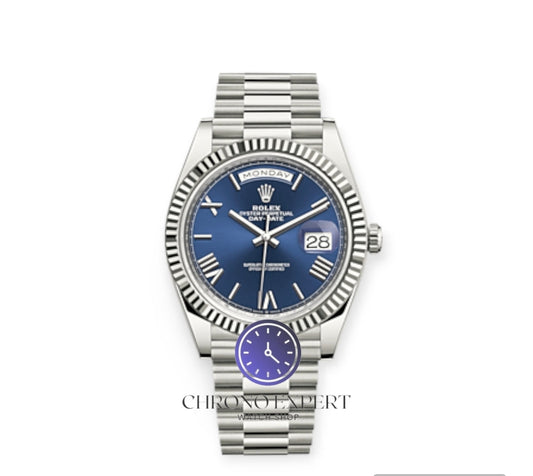 Day Date blue dial