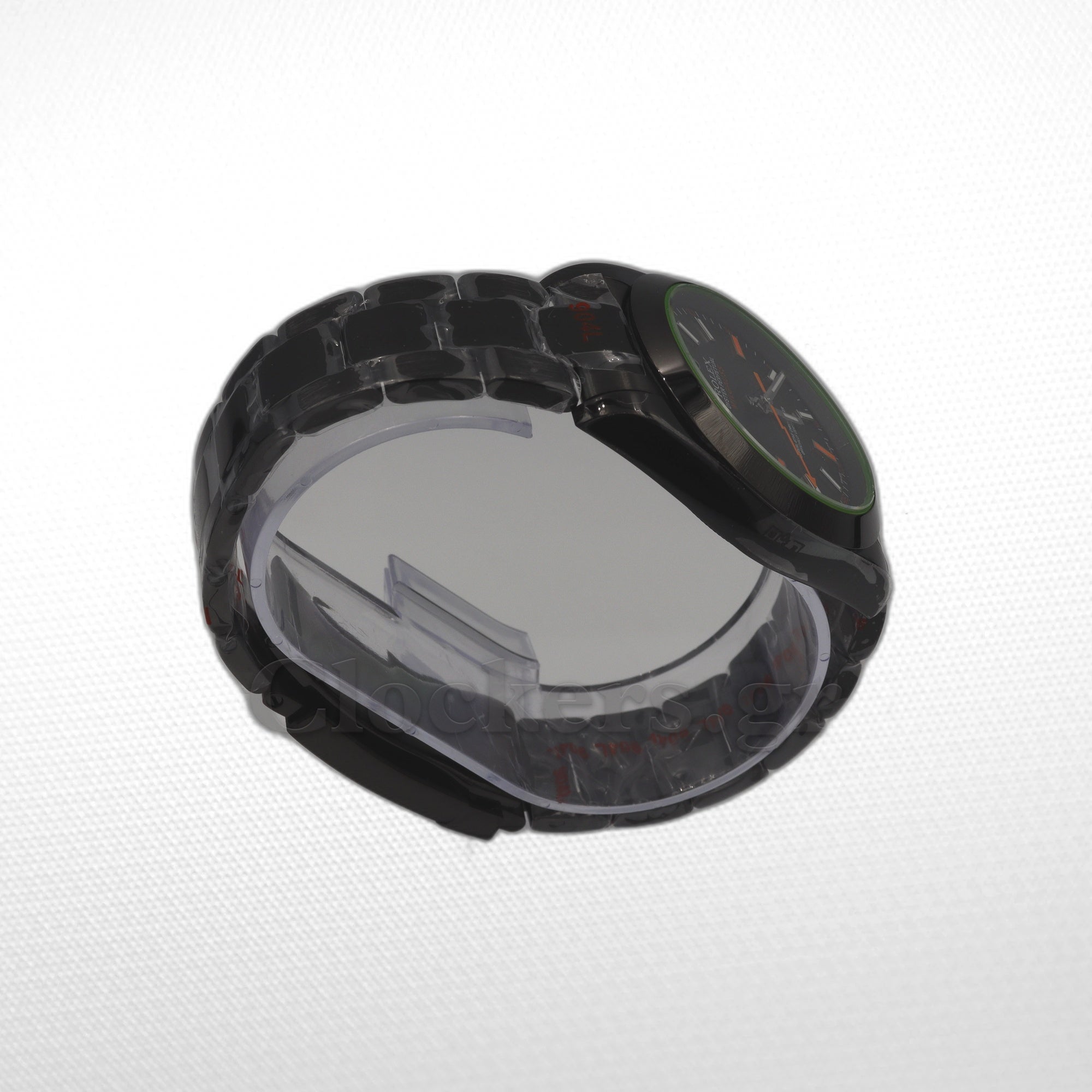 MILGAUSS 116400GV – BLACK DIAL – GREEN CRYSTAL – PVD