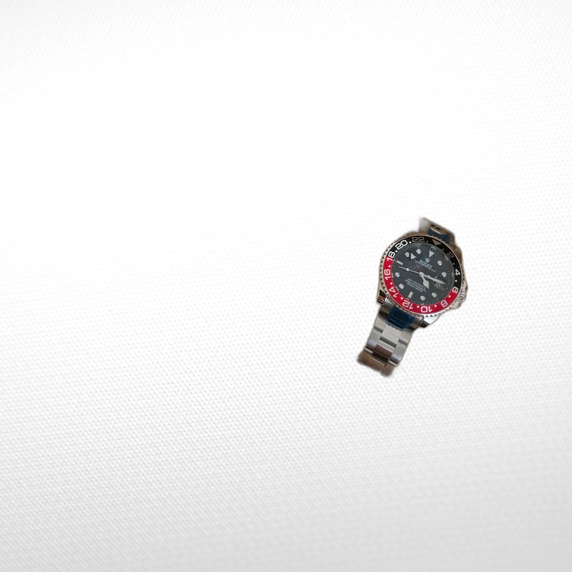 GMT-MASTER II SS RED/BLACK COCACOLA CERAMIC BLACK DIAL JUBILEE BRACELET 40MM QUALITY 2A