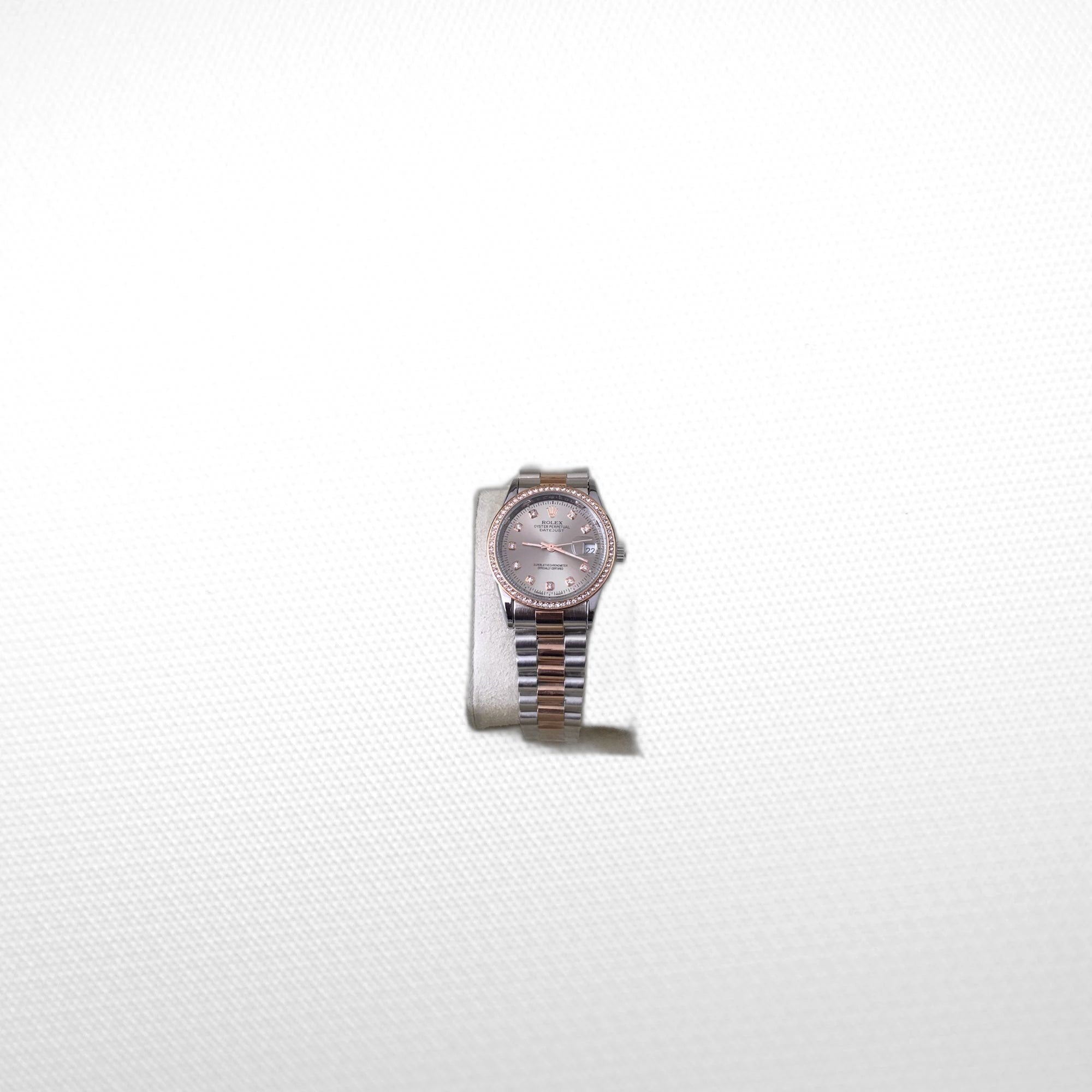 DATEJUST 36MM 2-TONE GOLD JUBILEE GRAY DIAL DIAMONDS MARKERS QUALITY 2A