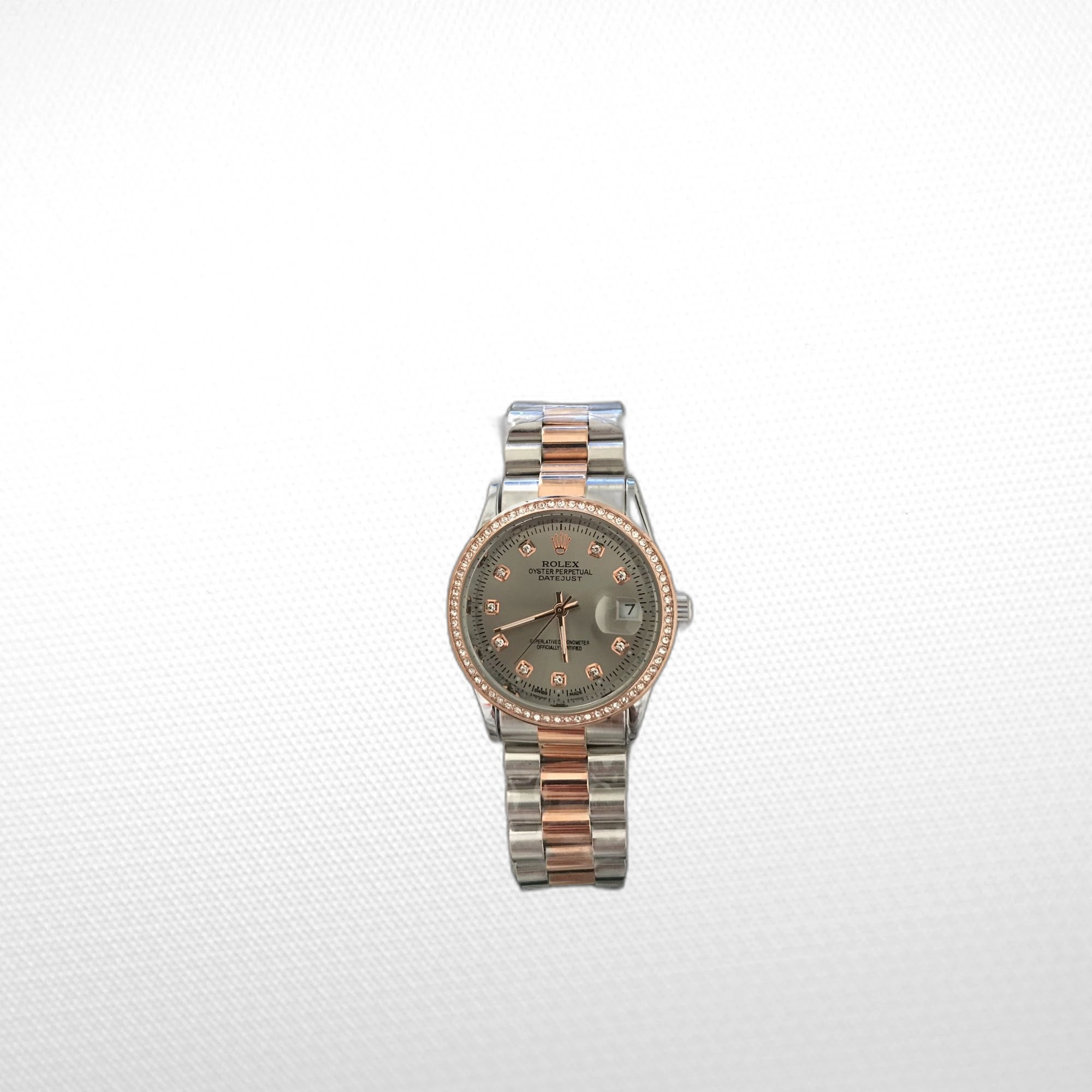 DATEJUST 36MM 2-TONE GOLD JUBILEE GRAY DIAL DIAMONDS MARKERS QUALITY 2A
