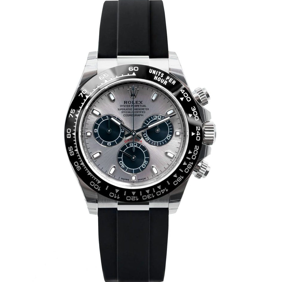 Rolex Daytona ‘Steel’ Dial White Gold Oysterflex