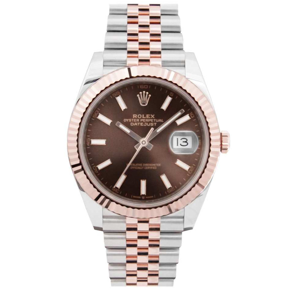 Datejust Chocolate Dial Two-Tone