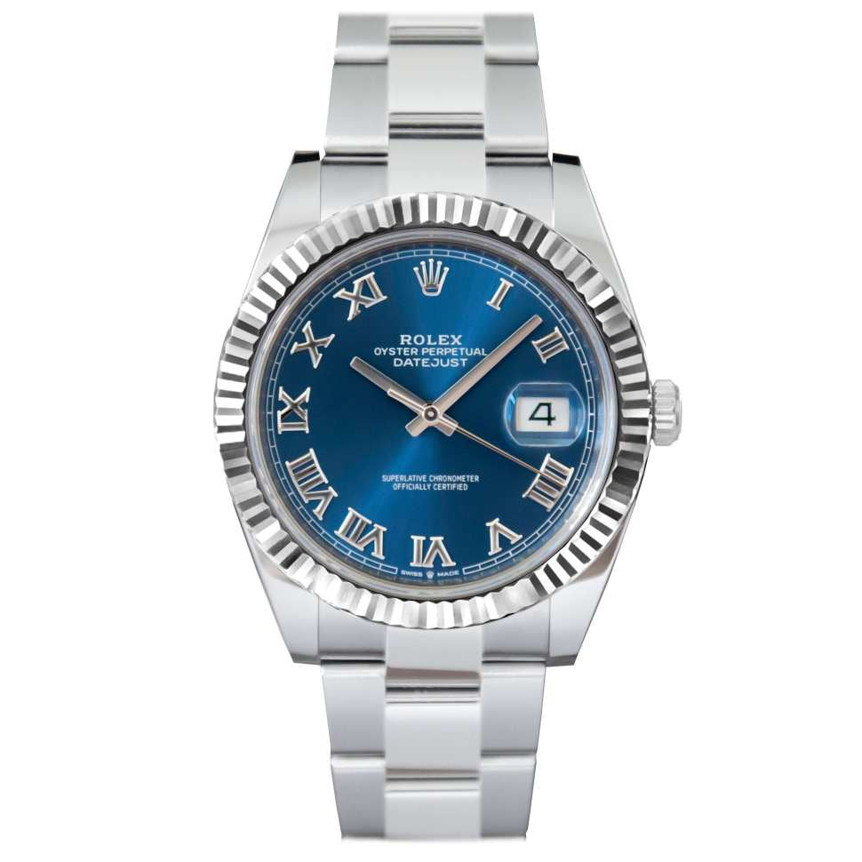 Datejust Roman Dial Blue