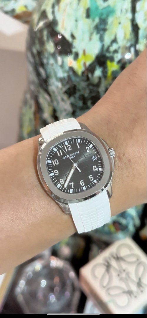 Patek Phillipe Aquanaut White Black Dial