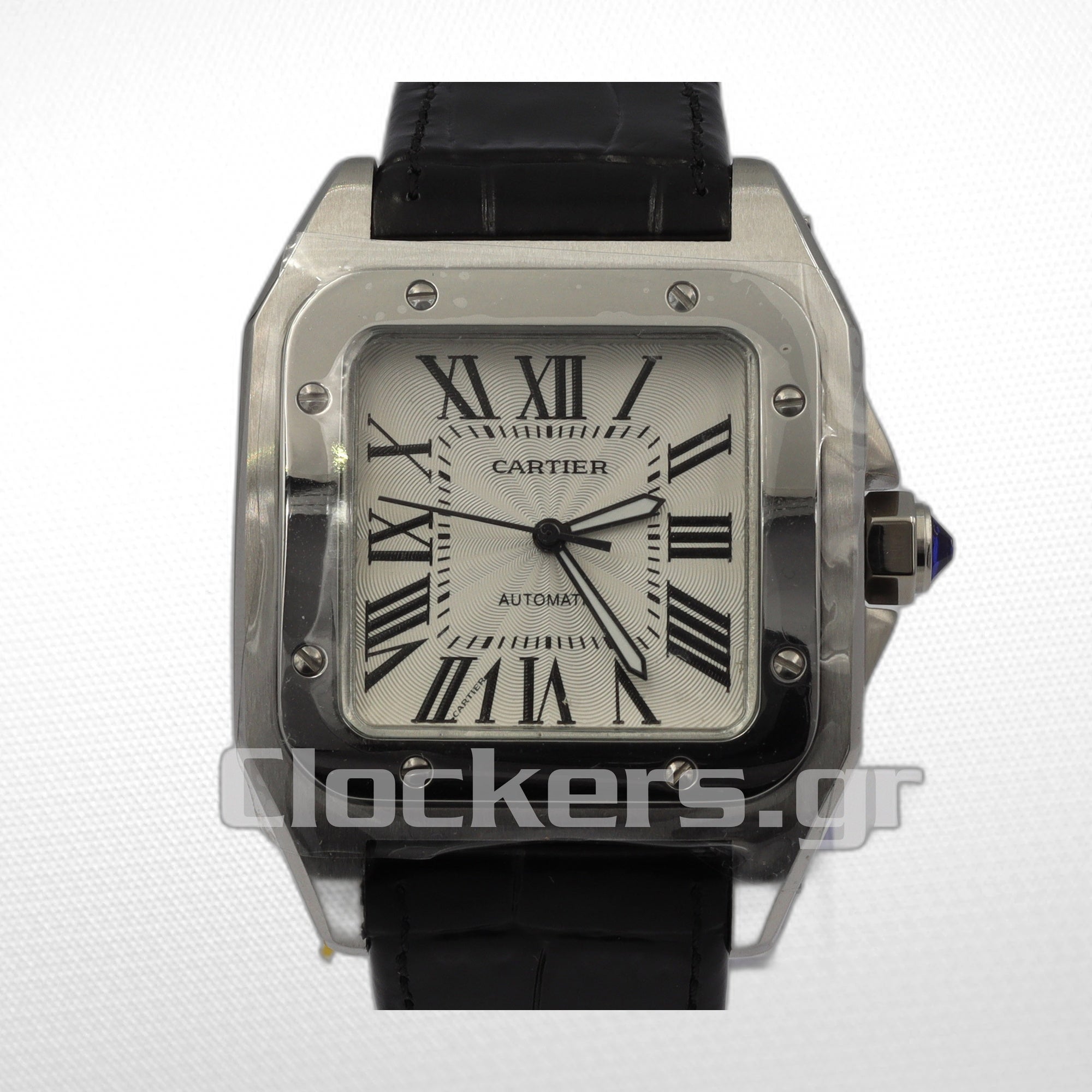 SANTOS 100 STEEL AUTOMATIC LARGE MEN'S WATCH